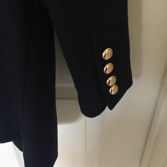 *NEW* “Forever 21,” navy blue coat with gold buttons; size small - Picture 6 of 9